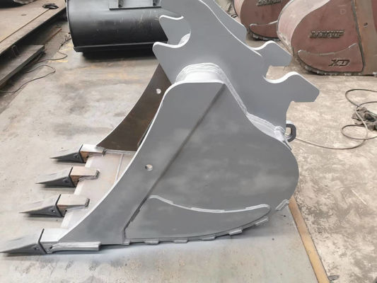 Thép Heavy Duty Excavator đào xô 1 mét khối dung lượng bề mặt phủ bột