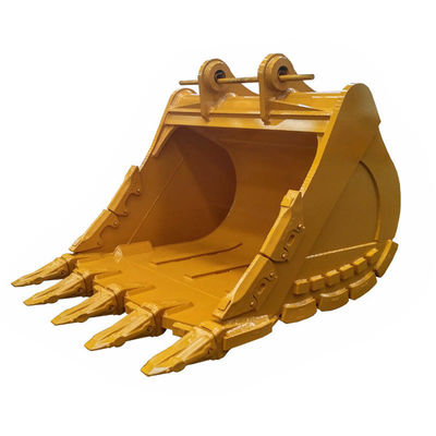 Tùy chỉnh 600mm chiều rộng Backhoe Excavator Bucket Rat Tail Bucket With Tiger Teeth
