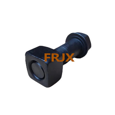Xúc bốc đường sắt Excavator bằng kẽm Đơn giản màu đen kết thúc tay phải hướng sợi cho độ bền cao hơn